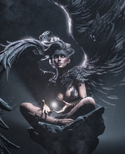 Load image into Gallery viewer, figurine a peindre, figurine sphinx, figurine de collection, figurine dark fantasy