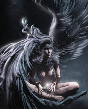 Load image into Gallery viewer, figurine a peindre, figurine sphinx, figurine de collection, figurine dark fantasy