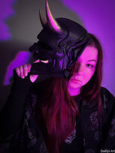 Charger l'image dans la galerie, Masque oni, masque démon japonais, décoration japonaise, folklore japonais, japon traditionnel, Yokaï, Hannya, Daëlys Art