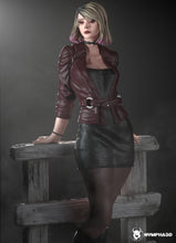 Load image into Gallery viewer, figurine maria, figurine silent hill 2, figurine a peindre, silent hill 2, maria silent hill, james sunderland, pyramid head