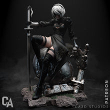 Load image into Gallery viewer, 2b, figurine 2b, figurine nier, nier automata, figurine 9s