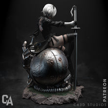 Load image into Gallery viewer, 2b, figurine 2b, figurine nier, nier automata, figurine 9s