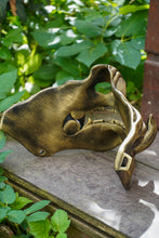 Load image into Gallery viewer, Masque mempo, masque Oni, masque mempo oni, masque samouraï, cosplay samouraï, cosplay Oni, masque démon japonais