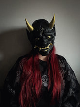 Charger l'image dans la galerie, Masque oni, masque démon japonais, décoration japonaise, folklore japonais, japon traditionnel, Yokaï, Hannya, Daëlys Art