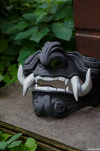 Charger l'image dans la galerie, Masque mempo, masque Oni, masque mempo oni, masque samouraï, cosplay samouraï, cosplay Oni, masque démon japonais