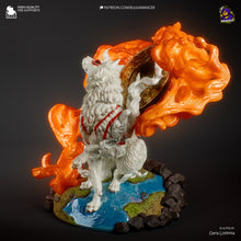 Load image into Gallery viewer, figurine a peindre, figurine okami, kitsune, okami