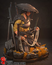 Charger l'image dans la galerie, figurine Atsu ghost of Yotei, figurine Ghost of Yotei, Samourai, figurine a peindre