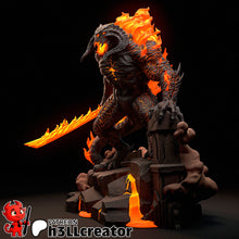 Load image into Gallery viewer, figurine balrog, figurine seigneur des anneaux, balrog, figurine a peindre