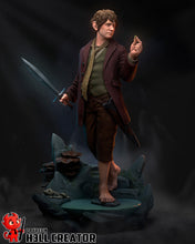 Load image into Gallery viewer, figurine bilbo sacquet, figurine seigneur des anneaux, le hobbit, figurine a peindre