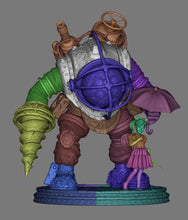 Load image into Gallery viewer, Figurine à peindre - Big Daddy & Little Sister