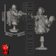 Load image into Gallery viewer, Paintable miniature - Raider - Bow Raider