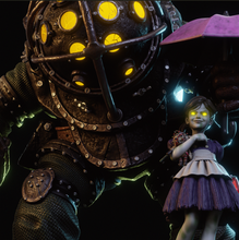 Load image into Gallery viewer, figurine a peindre, figurine bioshock, figurine de collection, figurine big daddy little sister