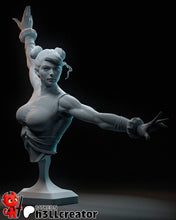 Load image into Gallery viewer, figurine a peindre, figurine chun li, figurine street fighter