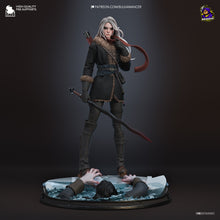 Load image into Gallery viewer, figurine ciri, figurine the witcher, figurine sorceleur, figurine a peindre