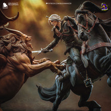 Charger l'image dans la galerie, figurine a peindre, figurine the witcher, figurine ciri the witcher, geralt de riv, yennefer, triss