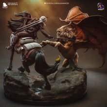 Charger l'image dans la galerie, figurine a peindre, figurine the witcher, figurine ciri the witcher, geralt de riv, yennefer, triss