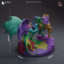 Charger l'image dans la galerie, Figurine à peindre - Ciri vs Manticore