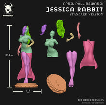 Charger l'image dans la galerie, Figurine à peindre - Jessica Rabbit