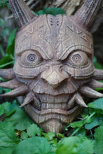 Charger l'image dans la galerie, Masque de Majora, Masque Hannya, Majora's Mask x Hannya, Majora's Mask japanese version, wooden mask, zelda, zelda majora"s mask, zelda ocarina of time, Daëlys Art