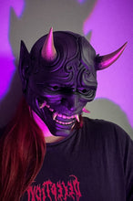 Charger l'image dans la galerie, Masque oni, masque démon japonais, décoration japonaise, folklore japonais, japon traditionnel, Yokaï, Hannya, Daëlys Art