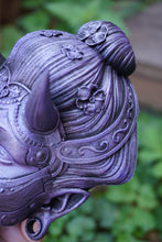 Charger l'image dans la galerie, Oni, Geisha, masque japonais, cyberpunk, masque cyberpunk, masque traditionnel japonais, Daëlys Art