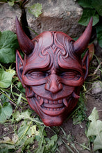 Charger l'image dans la galerie, Masque oni, masque démon japonais, décoration japonaise, folklore japonais, japon traditionnel, Yokaï, Hannya, Daëlys Art