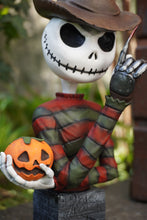 Load image into Gallery viewer, Jack Skellington, Freddy Krueger, buste jack skellington, l'étrange noël de monsieur jack, nightmare before christmas, Daëlys Art
