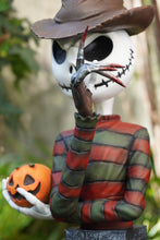 Load image into Gallery viewer, Jack Skellington, Freddy Krueger, buste jack skellington, l'étrange noël de monsieur jack, nightmare before christmas, Daëlys Art