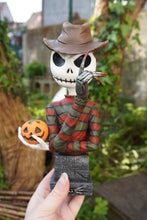 Load image into Gallery viewer, Jack Skellington, Freddy Krueger, buste jack skellington, l'étrange noël de monsieur jack, nightmare before christmas, Daëlys Art