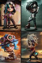 Charger l'image dans la galerie, Figurine Isha Arcane, figurine Arcane, figurine Jinx, Figurine a peindre