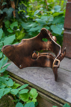 Load image into Gallery viewer, Masque mempo, masque Oni, masque mempo oni, masque samouraï, cosplay samouraï, cosplay Oni, masque démon japonais