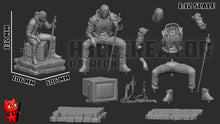 Load image into Gallery viewer, Paintable Figurine - Geralt of Rivia - Cyberpunk Version