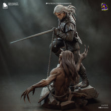 Load image into Gallery viewer, figurine geralt de riv, figurine the witcher, figurine sorceleur, figurine a peindre