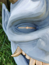 Load image into Gallery viewer, oni, décoration murale oni, décoration japonaise, masque oni, masque japonais, masque samuraï, oni wall decoration, japanese decor, samuraï props, hannya mask, masque hannya, décoration japonaise, manga, anime, Daëlys Art