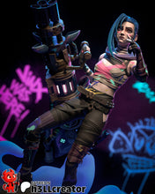 Load image into Gallery viewer, Figurine Arcane, figurine league of legends, figurine Isha, figurine Jinx