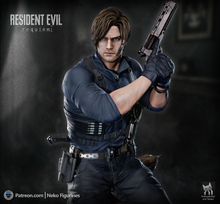 Load image into Gallery viewer, figurine resident evil 9, figurine leon s kennedy, figurine a peindre, chris redfield, jill valentine