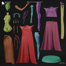 Charger l'image dans la galerie, figurine a peindre arcane, mel arcane, figurine arcane, jinx, vi, league of legends