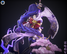 Charger l'image dans la galerie, figurine Raiden Shogun Genshin Impact, figurine genshin impact, figurine a peindre