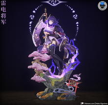 Charger l'image dans la galerie, figurine Raiden Shogun Genshin Impact, figurine genshin impact, figurine a peindre