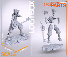Load image into Gallery viewer, figurine a peindre, figurine Sora, Sora Kingdom Hearts
