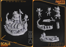 Load image into Gallery viewer, figurine a peindre, palicot monster hunter