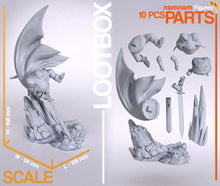 Load image into Gallery viewer, Figurine Chrono Trigger, figurine Frog, figurine a peindre