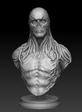 Charger l'image dans la galerie, Vecna, stranger things, buste de vecna, figurine vecna, figurine à peindre, body horror, horreur, Daëlys Art