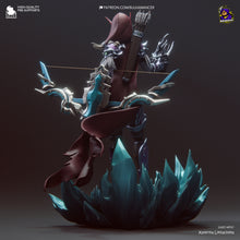 Load image into Gallery viewer, figurine wow, figurine sylvanas, figurine roi liche, figurine a peindre