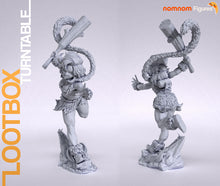 Charger l'image dans la galerie, Figurine Chrono Trigger, figurine Ayla, figurine a peindre