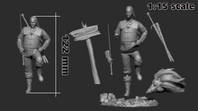 Load image into Gallery viewer, Geralt, figurine Geralt, figurine The Witcher, Geralt De Riv, Vesemir
