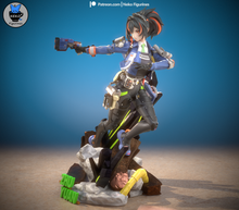 Load image into Gallery viewer, Zhuyuan, figurine a peindre, figurine zenless zone zero, figurine Zhuyuan