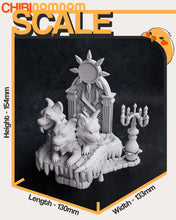 Load image into Gallery viewer, Cerbère, figurine Hadès, Hadès jeu, diorama, miniature, figurine à peindre, figurine résine