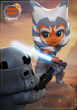 Load image into Gallery viewer, star wars, ahsoka tano, stormtrooper, figurine à peindre, dark vador, diorama, chibi