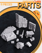 Load image into Gallery viewer, Ours Hibou, diorama, baldur's gate, chibi, mignon, figurine à peindre